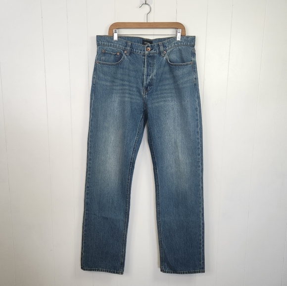 Brixton Jeans The Labor Pant Relaxed Fit Size 36x34 Mens Denim Straight Leg - Picture 3 of 13